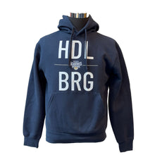 Lade das Bild in den Galerie-Viewer, Hoodie HDLBRG, blau
