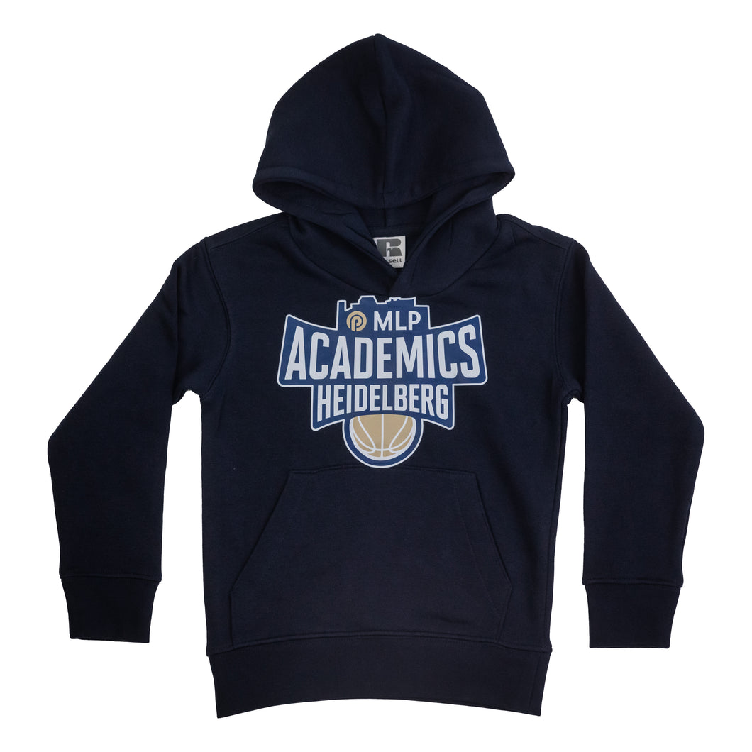 Kids Hoodie navy mit großem Logo